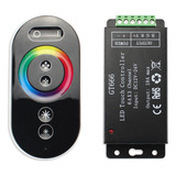 Controlador De Tira Led Gt666 Rgb Sem Fio Rf Touch Remoto