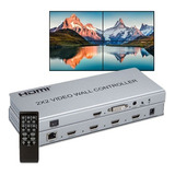 Controlador De Vídeo Wall 2x2 Fullhd Hdvw2x2 n