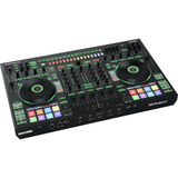 Controlador Dj Roland Dj 808 Preto Da 4 Canais 127 220v