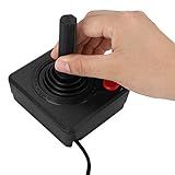Controlador Joystick De Jogo Analógico 3d Para 2600 Controle De Jogo Analógico Clássico Retrô Joystick De Quatro Vias Flexível Em Uso