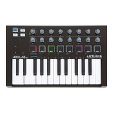 Controlador Midi Arturia Minilab Mkii Black Edition Cor Pret