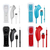 Controlador Remoto Sem Fio Nunchuck Com Capa De Silicone