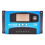 Controlador Solar Mppt 12v 24v 100a 100 Amperes 2usb Compact