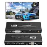 Controlador Vídeo Wall 2x2 Hdmi 4k Full Hd 1 Imagem 4 Telas