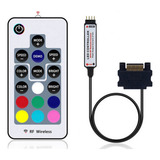 Controladora Rgb Cooler Fan 4 Pinos 12v Conexão Molex E Sata