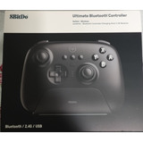 Controle 8bitdo Ultimate Bluetooth Dock E Stick Cor Preto