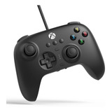 Controle 8bitdo Ultimate Com Fio Xbox One Series X s Pc Cor Preto