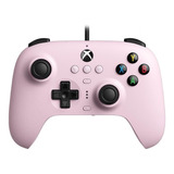 Controle 8bitdo Ultimate Com Fio Xbox One Series X s Pc Rosa