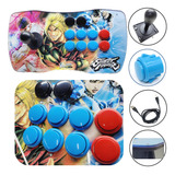 Controle Arcade Fliperama Pc play3 play4 rasp Basic 2 8