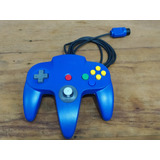 Controle Azul N64 Original Usado P  Nintendo 64 C  Nf e