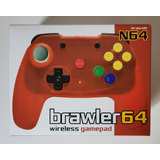 Controle Brawler64 Wireless Para Nintendo 64 Retrofighters