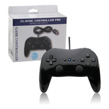 Controle Clássico Classic Grip Nintendo Wii E Wii U Preto