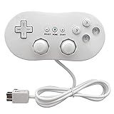 Controle Clássico Com Fio OSTENT Compatível Com Console Remoto Nintendo Wii Video Game Cor Branca