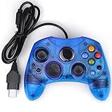 Controle Clássico Xbox S Type Gamepad Com Fio Para Console Tipo Xbox S Azul Safira 