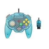 Controle Com Fio Intec Gaming Warrior 64 Para Console Nintendo 64 N64 Original Azul 