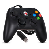 Controle Com Fio Para Xbox 360 Pc Joystick Usb Entrada Para Fone