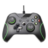 Controle Com Fio Xbox One Pc Preto verde Entrada Para Fone