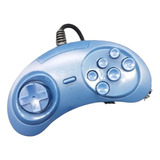Controle Compatível Com Master System Evolution Azul Novo