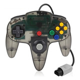 Controle Compatível Com Nintendo 64 N64 Preto Transparente