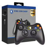 Controle Compatível Com Xbox 360 Pc Tv E Android Com Fio 2m