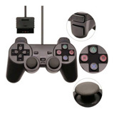 Controle Compativel Para Ps2 Dualshock Com Fio E Analógico