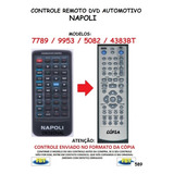 Controle Dvd Automotivo Napoli 7789 9953 5082 4383 Bt Fbt589