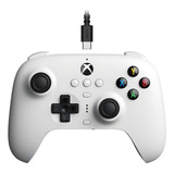 Controle Joystick 8bitdo Ultimate Wired P Xbox One Xbox Series X s Pc Branco