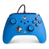 Controle Joystick Acco Brands Powera Enhanced Wired Controller For Xbox Series X s Advantage Lumectra Blue