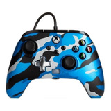 Controle Joystick Acco Brands Powera Enhanced Wired Controller For Xbox Series X s Advantage Lumectra Metallic Blue