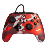 Controle Joystick Acco Brands Powera Enhanced Wired Controller For Xbox Series X s Advantage Lumectra Metallic Red