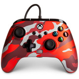Controle Joystick Acco Brands Powera Enhanced Wired Controller Lumectra Metallic Red
