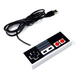 Controle Joystick Compatível Nintendinho Nes Usb Pc Retro Cor Preto