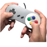 Controle Joystick Gamepad Usb Pc Super Nintendo Snes Retro