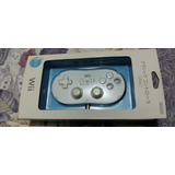 Controle Joystick Nintendo Wii Classic Controller Branco