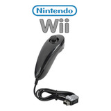Controle Joystick Nunchuck Preto Nintendo Wii Wiiu Original