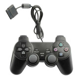Controle Joystick Ps2 Playstation Com Fio