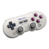 Controle Joystick Sem Fio 8bitdo Sn30 Pro Game Boy Classic Cinza Claro
