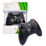 Controle Joystick Sem Fio Black Xbox 360 Wireless