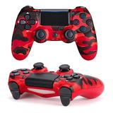 Controle Joystick Sem Fio Compatível Ps4 Camuflado Wireless