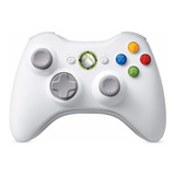 Controle Joystick Sem Fio Microsoft Xbox Mando Wireless Xbox 360 White