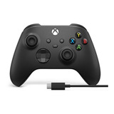 Controle Joystick Sem Fio Microsoft Xbox Xbox Series X s Controller Usb c Cable Carbon Black