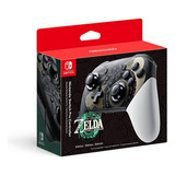 Controle Joystick Sem Fio Nintendo Switch Pro Controller The Legend Of Zelda Tears Of The Kingdom Edition Black