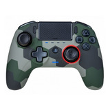 Controle Joystick Sem Fio Playstation Nacon Revolution Unlimited Pro Pro Camuflagem Verde