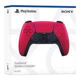 Controle Joystick Sem Fio Sony Playstation Dualsense Cfi zct1w Cosmic Red