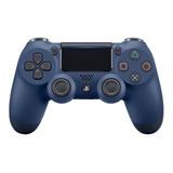 Controle Joystick Sem Fio Sony Playstation Ps4 Midnight Blue