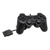 Controle Joystick Sony Playstation Dualshock 2 Black