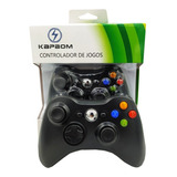 Controle Joystick Xbox 360 Pc Com Fio Pronta Entrega C nf