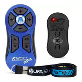 Controle Longa Distancia Jfa K1200 Completo Azul Com Central