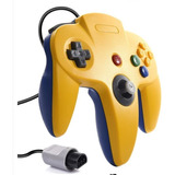 Controle Marca Next a Compatível N64 Amarelo E Azul Cn03
