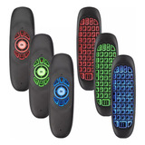 Controle Mini Teclado Air Mouse Wireless Sem Fio Android Tv